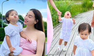 Cặp song sinh nhà Hà Hồ lại nhận về bão "haha": Lisa cực nhắng, Leon biểu cảm trái ngược