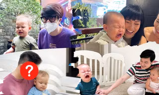 Leon nhà Hà Hồ - Kim Lý "hờn dỗi cả thế giới" nhưng lại ngoan ngoãn khi gặp nam ca sĩ này