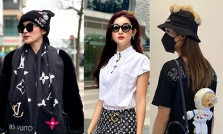 Á hậu Huyền My diện "cả cây đồ hiệu" giữa trời Âu, sở hữu bộ sưu tập túi khủng