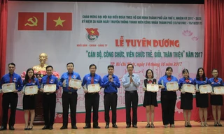 Tuyên dương 55 cán bộ trẻ tiêu biểu khối Dân - Chính - Đảng