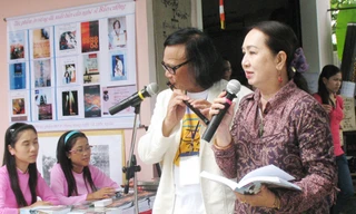 Tiếng thơ bay bổng qua giọng ngâm của NSƯT Hồng Vân và tiếng sáo trúc của Bảo Cường