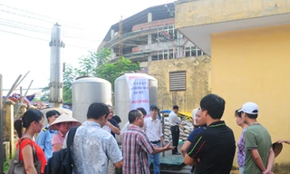 Thay thế nguồn nước ở khu dân cư bị nhiễm Asen