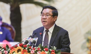 Ông Nguyễn Thanh Tùng - Bí thư Tỉnh ủy Bình Định phát biểu khai mạc.