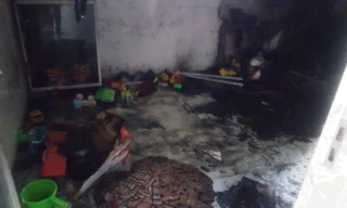 Hiện trường vụ việc. Ảnh: X.Vinh