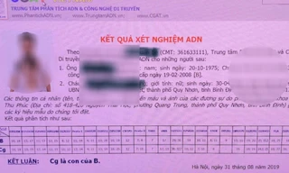 Nghi ngờ kết quả ADN, nguyên PGĐ Sở GTVT Cần Thơ đâm đơn ra tòa xác định cha con.