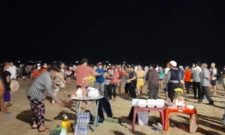 Hiện trường vụ đuối nước. Ảnh: Trương Định