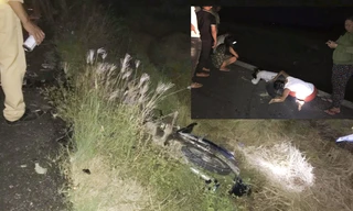 Hiện trường vụ tai nạn.