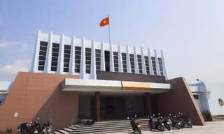 Trung tâm Văn hóa – Thông tin – Thể thao huyện Tuy Phước nơi ông Khanh công tác. Ảnh: Trương Định
