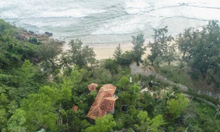 Công trình không phép của ông Phan Phi Hổ. Ảnh: L.T