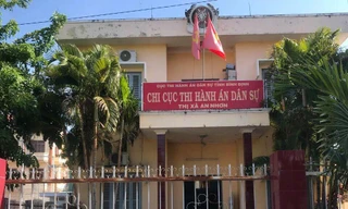 Chi Cục thi hành án dân sự thị xã An Nhơn (Bình Định).