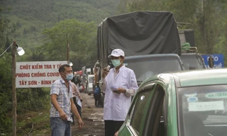 Bình Định lên phương án cấm vận chuyển hành khách từ vùng dịch vào tỉnh nếu tình hình phức tạp. Ảnh: Trương Định