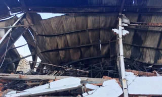 Vụ cháy xảy ra tại kho thành phẩm, vật tư, bao bì đóng gói của nhà máy có diện tích gần 6.000m2.