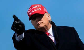 Ông Trump khẳng định cuộc bầu cử chưa thể chấm dứt. Ảnh: AP