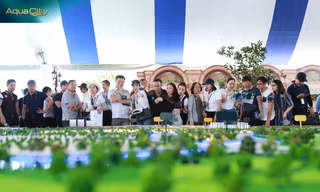 Khu đô thị sinh thái thông minh Aqua City đã trở thành đích ngắm của giới đầu tư và khách hàng có nhu cầu về không gian sống xanh