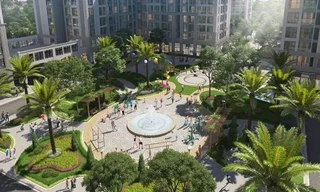 Vinhomes Symphony được thừa hưởng bầu không khí trong lành của thảm thực vật xanh ngát trong khu đô thị