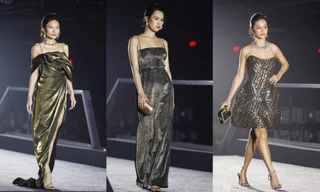 Hoàng Minh Hà giới thiệu bộ sưu tập mới tại dạ tiệc tri ân khách hàng của Tập đoàn Novaland