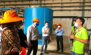 Văn phòng điều phối Nông thôn mới T.Ư tham quan dây chuyền xử lý rác tại Công ty VWS