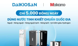 Nhận quà 4 triệu nhờ mua máy lọc nước Daikiosan, Makano