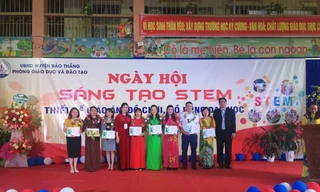 Tưng bừng ngày hội Stem tại huyện vùng cao Bảo Thắng