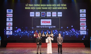 Năm thứ 9 liên tiếp Vedan Việt Nam vinh dự nhận chứng nhận 'Top 10 nhãn hiệu nổi tiếng Việt Nam'