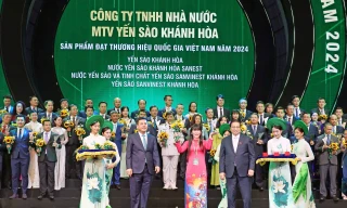 Yến Sào Khánh Hoà vinh dự lần thứ 4 liên tiếp đạt thương hiệu quốc gia