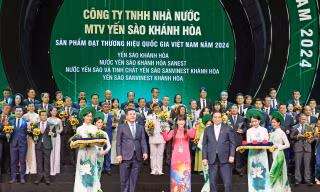 Yến Sào Khánh Hoà vinh dự lần thứ 4 liên tiếp đạt thương hiệu quốc gia
