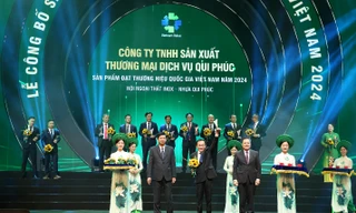 Doanh nghiệp Qui Phúc được vinh danh tại thương hiệu quốc gia lần thứ 9 