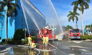 Diễn tập chữa cháy và cứu nạn, cứu hộ tại Công ty VWS