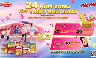 Hảo Hảo 24 năm vàng, triệu quà tặng với 2 chương trình khuyến mại lớn