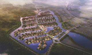 Ecopark Grand – The Island là quần thể biệt thự được xây trên các nhánh đảo vươn ra giữa mặt nước