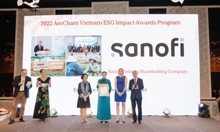 Sanofi nhận Giải thưởng Xuất sắc về tác động môi trường do AmCham trao tặng 