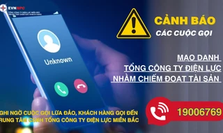 Cảnh báo cuộc gọi mạo danh Tổng công ty Điện lực miền Bắc để lừa đảo khách hàng