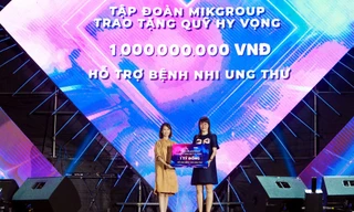 MIKGroup tiếp tục hành trình thắp sáng 'mặt trời hy vọng' cho 'chiến binh nhí'