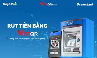 Quét VietQR rút tiền tại ATM các ngân hàng dễ dàng với Sacombank Pay