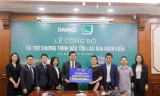 Danko Group đồng hành cùng dự án bảo tồn rùa Hoàn Kiếm