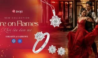 'Zoom cận' BST trang sức kim cương rực lửa tập đoàn DOJI vừa trình làng 