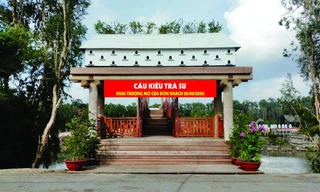 Siêu phẩm cầu kiều Trà Sư chính thức khai trương đón khách