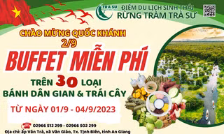 Đại tiệc Buffett Trà Sư mừng Tết Độc Lập 