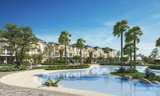 Verosa Park chắt lọc vẻ thanh tao, tinh tế của lối kiến trúc Tân cổ điển, đồng thời kế thừa đường nét độc đáo từ khu biệt thự đẳng cấp The Venica đã được Khang Điền phát triển trước đó