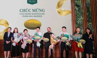 Him Lam Vạn Phúc tiếp tục gây sốt tại lễ mở bán phân khu Barres