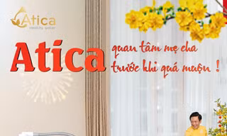 Máy lọc nước ion kiềm Nhật Bản Atica cùng mẹ cha đón Tết Tân Sửu