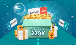 Nhận ngay 220.000 đồng khi liên kết tài khoản BIDV với ví VTC Pay 