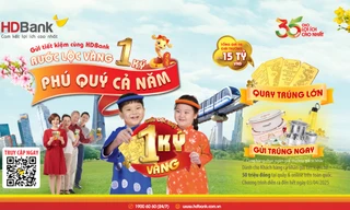 HDBank công bố 16 khách hàng trúng thưởng vàng, 1 ký vàng SJC đã có chủ