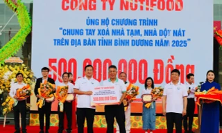 Nutifood ủng hộ 500 triệu 'Chung tay xóa nhà tạm, nhà dột nát' tỉnh Bình Dương