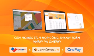 Dễ dàng tra cứu giá nhà đất trên Cenhomes.vn với VNPay, OnePay