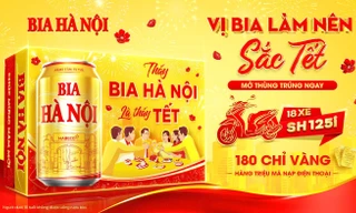 Tết này thêm đỏ cùng triệu lộc vàng khuyến mại từ Bia Hà Nội - tết 2025