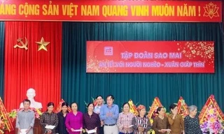Sao Mai Group mang 'Tết ấm' đến với hơn 1.000 hộ nghèo, hộ khó khăn tỉnh Thanh Hóa