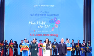 Quỹ vì tầm vóc Việt tài trợ 500 triệu cho chương trình 'Mùa xuân cho em' lần thứ 18