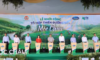 Mộc Châu Milk và Vinamilk chính thức ra mắt và khởi công dự án tổ hợp thiên đường sữa Mộc Châu