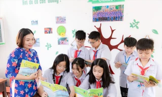 Trường tiểu học ở Nam Định có 8 giáo viên giỏi cấp huyện nhờ dùng sách Cánh Diều